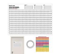 2026 Calendar 12 Months - Large Thick Paper Planner | Calendar Poster 365 Days 2026 | Calendar