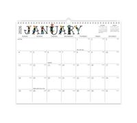 2026 Calendar 18-Month Wall Calendar Minimalist Style Wall Decoration Schedule Planner & Organiser