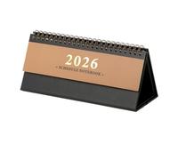 2026 Calendar 2026 Calendar Book, Minimalist Business Circle Mini Desk, Daily Plan, Desktop Decoration Monthly family calendar 2026(Brown)