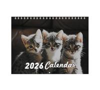 2026 Calendar, 2026 Funny Wall Calendar Diary | Thick Paper Year Planner from January to December with Strong Paper for Household Office Kitchen Living Room Bedroom
