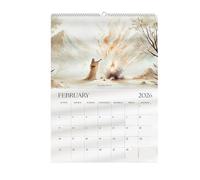 2026 Calendar | 2026 Jesus Calendar | Hangable Planner Wall Decoration for Daily Planning Home Workplace Classroom Dorm Family Meeting Desk School