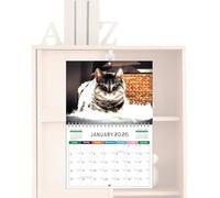 2026 Calendar | 2026 Planner Wall Funny Calendar | 12 Month Planner Thick Paper School Supplies for Organizing Planning Desk Bedroom Living Room Kitchen Apartment Hotel