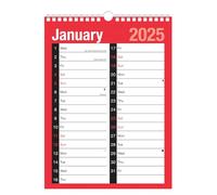 2026 Calendar A4 Large Print Month To View Spiral Bound Wall Planner for Home Business Office School 1 January 2026 to 31 December 2026