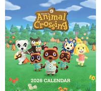 2026 CALENDAR ANIMAL CROSSING MONTH TO VIEW SQUARE WALL CALENDAR OFFICIAL PRODUCT