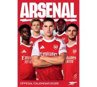 2026 CALENDAR ARSENAL FC MEN'S MONTH TO VIEW A3 WALL CALENDAR OFFICIAL PRODUCT