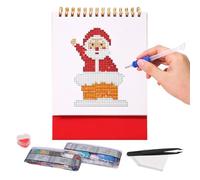 2026 Calendar Art Gem Calendar Monthly Painting Desk Calendar 2026 Creative Supplies for Shelf Table Entrance Parties Birthday Christmas Teen Women