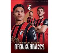 2026 CALENDAR BOURNEMOUTH AFC MONTH TO VIEW A3 WALL CALENDAR OFFICIAL PRODUCT