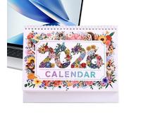 2026 Calendar Cute Monthly Daily Planner Jan-Dec 12 Month Rhinestone Calendar For Office Decoration Appointment Planning Work At Home School Christmas New Year