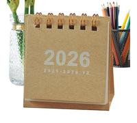 2026 Calendar Desk, 12 Months Calendar from Jan 2026 - Dec, Aesthetic Paper Daily Scheduler Planning Organizing for Offices Classroom Dorm Family Home School Teacher