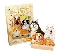 2026 Calendar Desk,Cute Cats Dogs Pattern Monthly Planner - 12 Month Desk Calendar 2026 - for Holiday Bedroom Apartment Meeting Room Classroom Kitchen Fridge