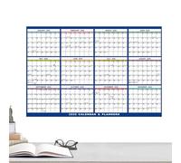 2026 Calendar | Erasable 2026 Calendar Wall Art Decor - Daily Agenda Academic Planner Foldable for Home College Classroom Office Student Teacher School Planning