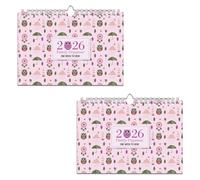 2026 Calendar Family Organiser | One Week to View Planner - Space for Up to 5 People | Monthly & Weekly Wall Planner by Arpan (2026 - Pack of 2)