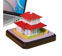 2026 Calendar for Desktop 3D Memo Pad Tear-Away Planning Calendar | Schedule Planning Accessory, Table Decoration for Shelf Display Bedroom Classroom