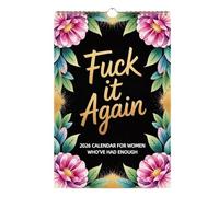 2026 Calendar for Tired-Ass Women, 2026 Calendar for Women Who’ve Had Enough, 2026 Wall-Calendar for Tired-Ass Womens, Tired Womens Calendars, Funny Monthly Calendars Gag Gift for Home Office