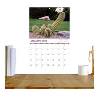 2026 Calendar Funny | Goal Setting Planner 12 Months,Humorous Funny Wall Calendar for Holiday Adults School Workplace Dorm Office Planning Scheduling