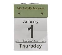 2026 Calendar - Large Text Daily Calendar | Schedule Planner Tear-Off | 12 Month Annual Yearly Wall Planner for Classroom Dining Room Dormitory Living Room Study Students