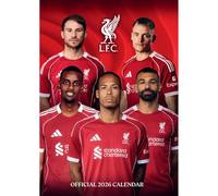 2026 CALENDAR LIVERPOOL FC MONTH TO VIEW A3 WALL CALENDAR PLASTIC FREE OFFICIAL PRODUCT