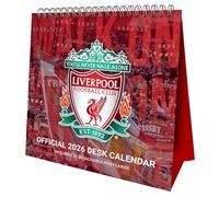 2026 CALENDAR LIVERPOOL FC MONTH TO VIEW DESK EASEL OFFICIAL PRODUCT