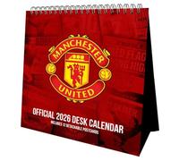 2026 CALENDAR MANCHESTER UNITED FC MONTH TO VIEW DESK EASEL OFFICIAL PRODUCT