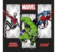 2026 CALENDAR MARVEL COMICS MONTH TO VIEW SQUARE WALL CALENDAR OFFICIAL PRODUCT