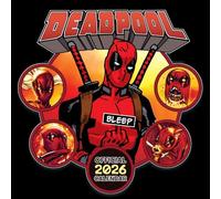 2026 CALENDAR MARVEL DEADPOOL MONTH TO VIEW SQUARE WALL CALENDAR OFFICIAL PRODUCT