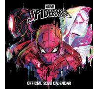 2026 CALENDAR MARVEL SPIDER-MAN MONTH TO VIEW SQUARE WALL CALENDAR OFFICIAL PRODUCT
