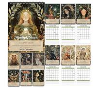 2026 Calendar Mindful Magic, 12 Month Wall Calendars Planner With Different Affirmations, 11" X 8" Paper Organizing Planner for Family & Office