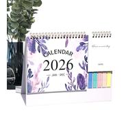 2026 Calendar, Monthly Desk Planner 2026, 12 Month Monthly Planner for Office with Large Ruled Blocks for Tasks, Agenda for Planning in