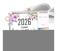 2026 Calendar, Monthly Desk Planner 2026 - Large Ruled Blocks for To-Do List, Organization for Home Office, Home and School