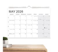 2026 Calendar - Monthly Planner for Organization with Thick Paper | A4 Monthly Wall Planner for Academic Year, Home Planner, Office, Family, Classroom, Bedroom Planning