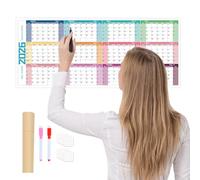2026 Calendar - Paper 100x42cm 267g | Wall Planner | Dry Erase Monthly Calendar For Home, Office, School, Family Scheduling, Planning, Event Organization, Daily Reminders, And Yearly Wall Decoration U