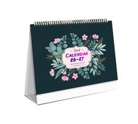 2026 Calendar Plant Print Desktop Ornament Creative Flip-Page Desk Calendar Planner