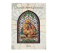 2026 Calendar Religious Church Art Wall Calendar with Bible Verses and Illustrations (Perpetual Help)