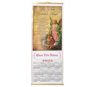 2026 Calendar Religious Decorative Hanging Scroll - Guardian Angel 3264
