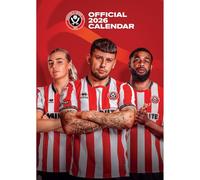 2026 CALENDAR SHEFFIELD UNITED FC MONTH TO VIEW A3 WALL CALENDAR OFFICIAL PRODUCT