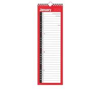 2026 Calendar Slim Month to View Spiral Bound Wall Planner Organiser Calendar for Home Business Office School 1st January to 31st December 2026
