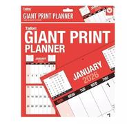 2026 Calendar Spiral Bound Wall Hanging Planner/Organiser| Large Red and Black Calendar| For Home Business Office School| With 2026 Notable Dates & Forward Planner 2027 (Giant Print)