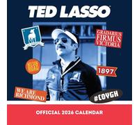 2026 CALENDAR TED LASSO MONTH TO VIEW SQUARE WALL CALENDAR OFFICIAL PRODUCT