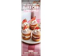 2026 CALENDAR THE GREAT BRITISH BAKE OFF MONTH TO VIEW SLIM WALL CALENDAR OFFICIAL PRODUCT