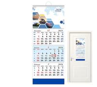 2026 Calendar - Three Months Planner, Vertical Hangable Design, Authentic Monthly Organizer, Easy Date Tracking, Office Accessory, Wall Calendar for Friends, Family, Living Room, Study 12.99in