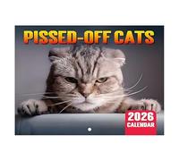 2026 Calendar Uk Kittens - Funny Cat Gifts for Pet Lovers Office Gifts for Women, Ideal for Home Kitchens, Office Desks & Living Room Decor, calendars 2026 Perfect for Scheduling Daily Tasks