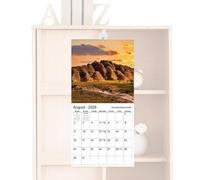 2026 Calendar Wall,12-Month Nature Calendar - Natural Scenery Pattern, Jan - Dec 2026, Planner for School Home Planning Scheduling Workplace