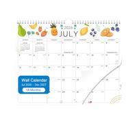 2026 Calendar Wall,18 Monthly Hangable July 2026-Dec 2027 | Wall Decor Planner,for Easy Organizing Planning Reading School Task Home Office Cleaning Exercise Workout Vacation Party