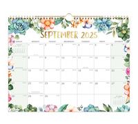 2026 Calendar - Wall Calendar 2025-2026, Sep. 2025 to Dec. 2026, 16 Month Calendar 2026, 14.5" x 11", Large Writing Blocks