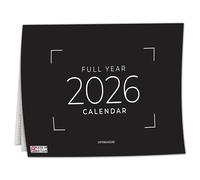 2026 Calendar - Wall Calendar UK - A3 When Open - January to December 2026 Month-to-View Planner with Monthly Checklist, Budget Log & Notes - Made in the UK