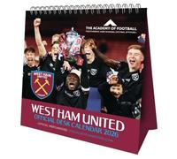 2026 CALENDAR WEST HAM UNITED FC MONTH TO VIEW DESK EASEL OFFICIAL PRODUCT