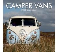 2026 Camper Van Buses Square Wall Calendar Retro Classic Original Old Planner Organiser