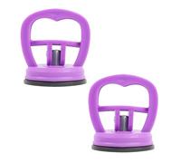 2026 Car Dent Puller 2 Pack, Dent Remover Tool, Strong Suction and Quick Release Handle, Paintless Dents Repair Kit for Car Body, Screen, Tiles Lifting, Objects Moving (S*2,Purple)