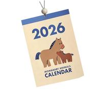 2026 Cardboard Wall Calendar Removable Sheet Plan Photo Background Cardboard Monthly Calendar