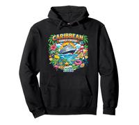 2026 Caribbean Family Cruise Tropical Adventure Souvenir Pullover Hoodie